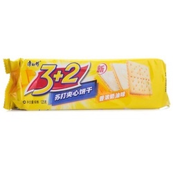 Master Kong 3+2 Keks mit Füllung Sahnegeschmack...