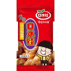 口水娃 香脆兰花豆 香辣味 86g