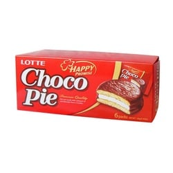 LOTTE乐天 夹心巧克力派 168g