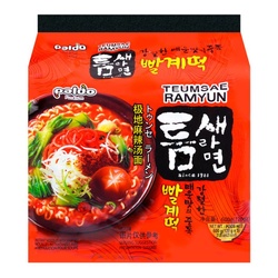 5连包 韩国热销Paldo 极地麻辣汤面120g*5