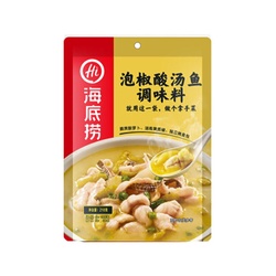 海底捞 泡椒酸汤鱼调味料 210g