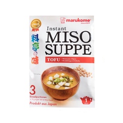 MARUKOME Instant Miso Suppe Tofu 57g(18g*3)