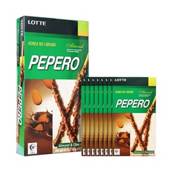 韩国 LOTTE 乐天杏仁巧克力棒 32g