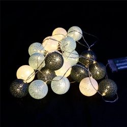 圣诞节灯球 三种颜色随机发货