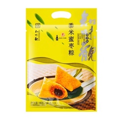 杭州特产 知味观 黍米蜜枣粽 两只装 280g