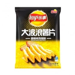 乐事 大波浪薯片香脆烤鸡翅味 70g
