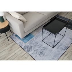 PUCHIKA 长方形地毯 灰蓝 160cm x 230cm 单独发货 仅限德国DPD 不包邮...