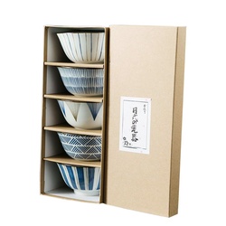 DJY's Choice 5-Inch Japanese Ceramic Bowl Set...