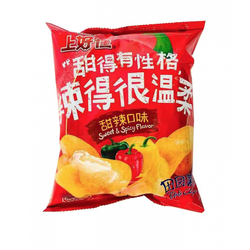 上好佳 田园薯片 甜辣味 50g