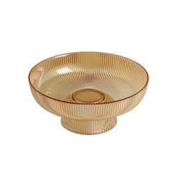 PUCHIKA 圆形果盘 琥珀色