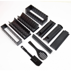 酱有好物 方形寿司模具10件套 黑色