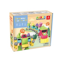 PUCHIKA 2合1 小火车变形玩具 小恐龙版