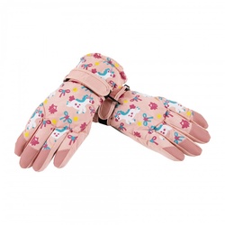 PUCHIKA 女童 滑雪手套 粉色