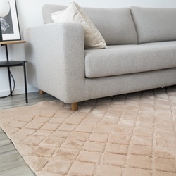 PUCHIKA 兔毛地毯 棕色 80*150 单独发货 仅限德国DPD 不包邮 需单独下单