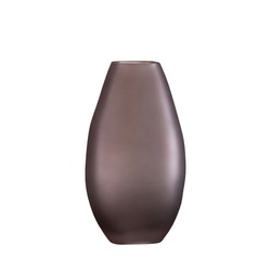 PUCHIKA 不规则炮弹花瓶 喷磨砂棕粉色