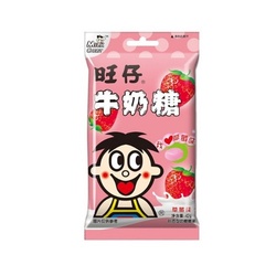 Want Want Milk Candy, Strawberry Flavor 42g