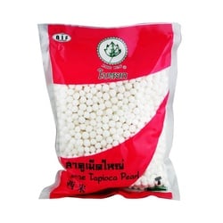 Jade Leaf Perlen aus Tapiokastärke, groß 400g