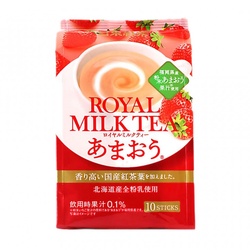日本原产 日东红茶 草莓味皇家奶茶 140g