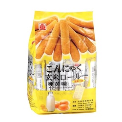 台湾原产 北田 蒟蒻糙米卷 蛋黄口味 160g