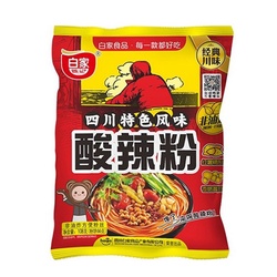 BAIJIA Instant Glasnudeln Sauer Scharf 105g