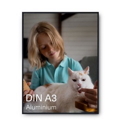 PUCHIKA 铝合金窄边相框 A3尺寸 黑色 仅限德国