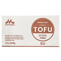 12盒装 日本森永Mori-Nu营养豆腐 老豆腐 黄盒 307g*12