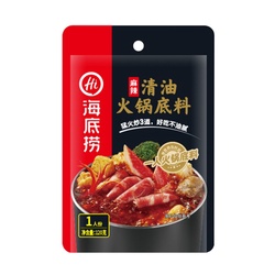 海底捞 麻辣清油火锅底料 小包装1-2人份 120g