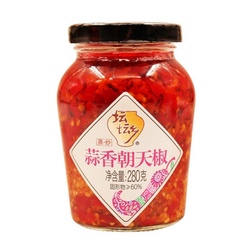 Tantan Xiang Eingelegter Chili mit Knoblauch 280g
