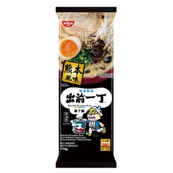 日清 出前一丁棒丁面 熊本风味 黑蒜油猪骨汤味 174g
