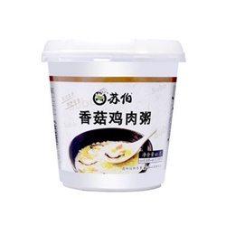 苏伯 方便即食速溶 香菇鸡肉粥 40g