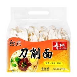 寿桃牌 台式刀削面 400g