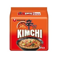Nongshim Instant Nudelsuppe Kimchi 120g*5