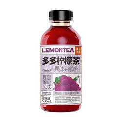 果子熟了 多多柠檬茶 夏黑葡萄风味 500ml