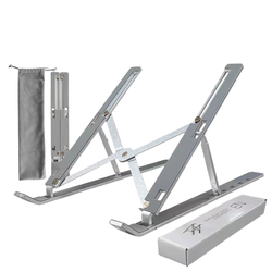 Laptop-Ständer Aluminium Silber