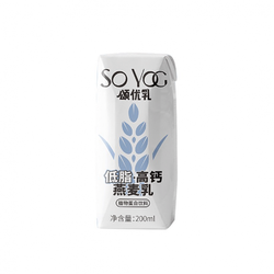 唯怡 颂优乳燕麦乳 低脂高钙 200ml