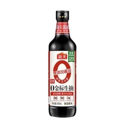 海天 0添加金标生抽 500ml
