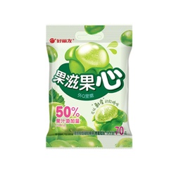 好丽友 果滋果心青葡萄味70g