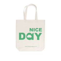 DJY Logo-Serie Canvas Shopper "NICE DAY"