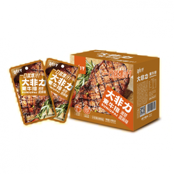 劲仔 大非力素牛排 湘楚甜麻味 20g*20