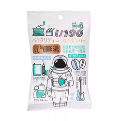 U100 元气咖啡糖丝滑拿铁味 36g