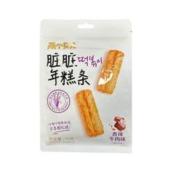 两个女儿 脏脏年糕条 香辣味牛肉味 75g