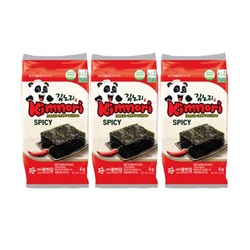 Kimnori 海苔零食 辣味 4g*3