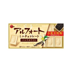 BOURBON 迷你巧克力饼干 香草白 55g