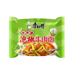 康师傅 小米泡椒牛肉面 103g