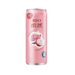 RIO 微醺3度 白兰地鸡尾酒 玫瑰荔枝味 3%vol 330ml