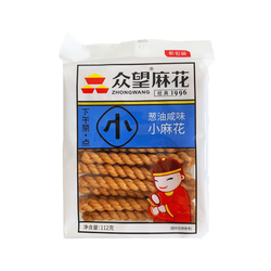 众望 葱油小麻花 112g