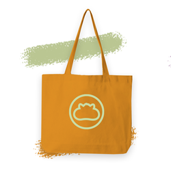 DJY Logo-Serie Canvas Shopper Sweet Orange