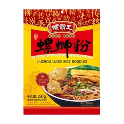 广西柳州特产 螺霸王 水煮型螺蛳粉 出口无蛋版 280g