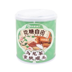 林家铺子 吃糖自由乌龙蜜桃罐头 312g