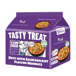 白象 味鲜美系列 老坛酸菜牛肉味方便面 五连包 95g*5